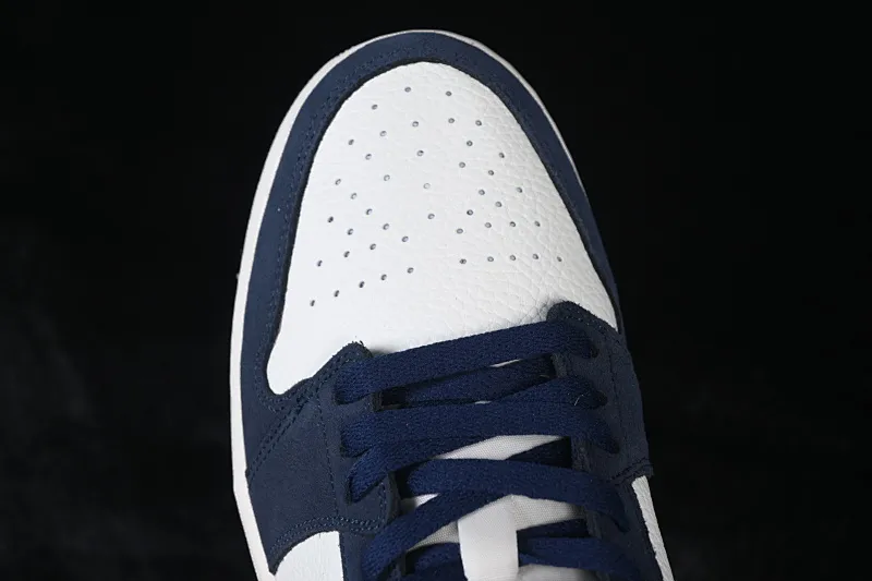 All categories Air Jordan Jordan series basketball shoes Air Jordan 1 Low Air Jordan 1 Low AJ1 Joe 1 white dark blue low-top cultural and casual sneakers IO7448-400